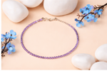 Amethyst Anklet