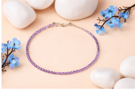 Amethyst Anklet